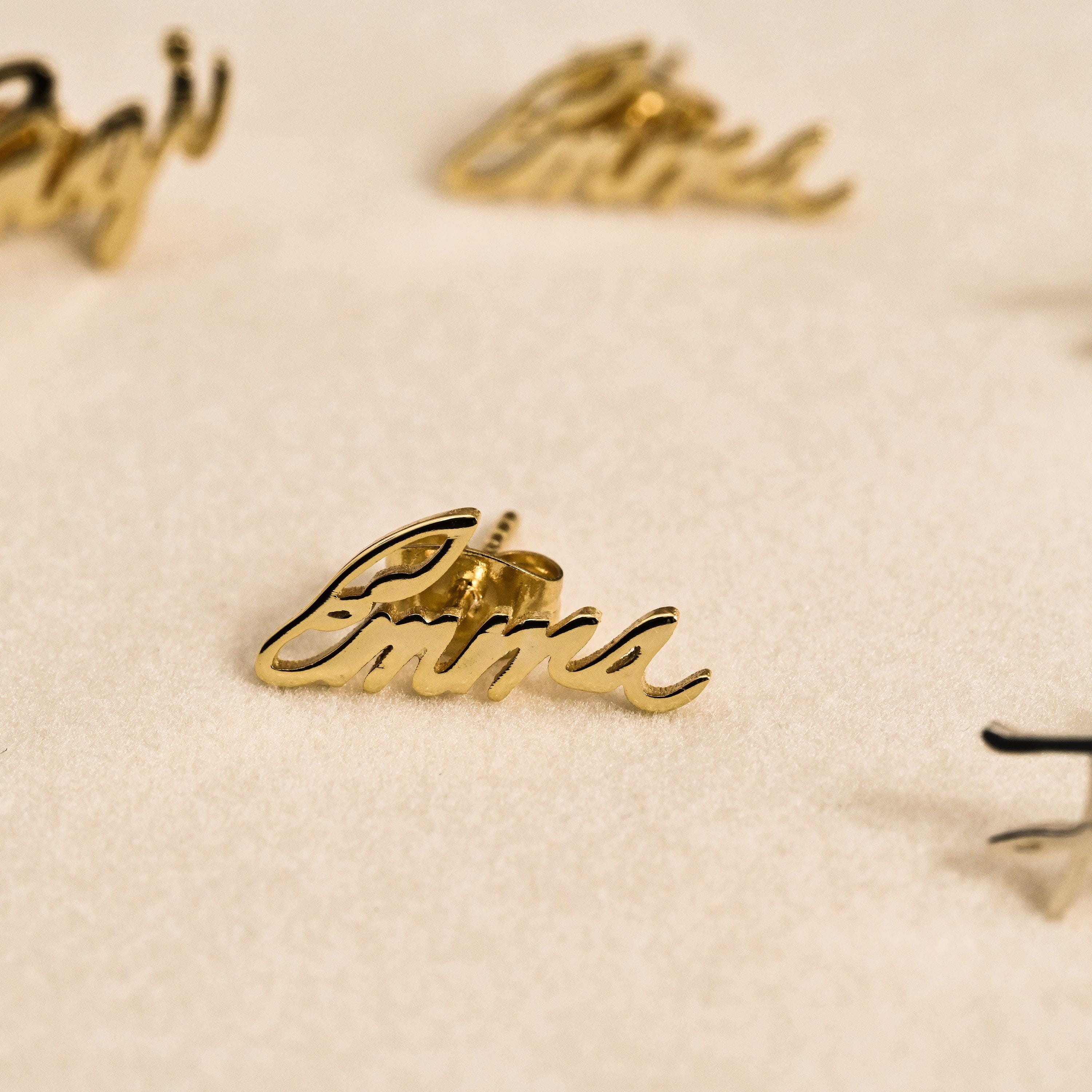 Handwriting Earrings