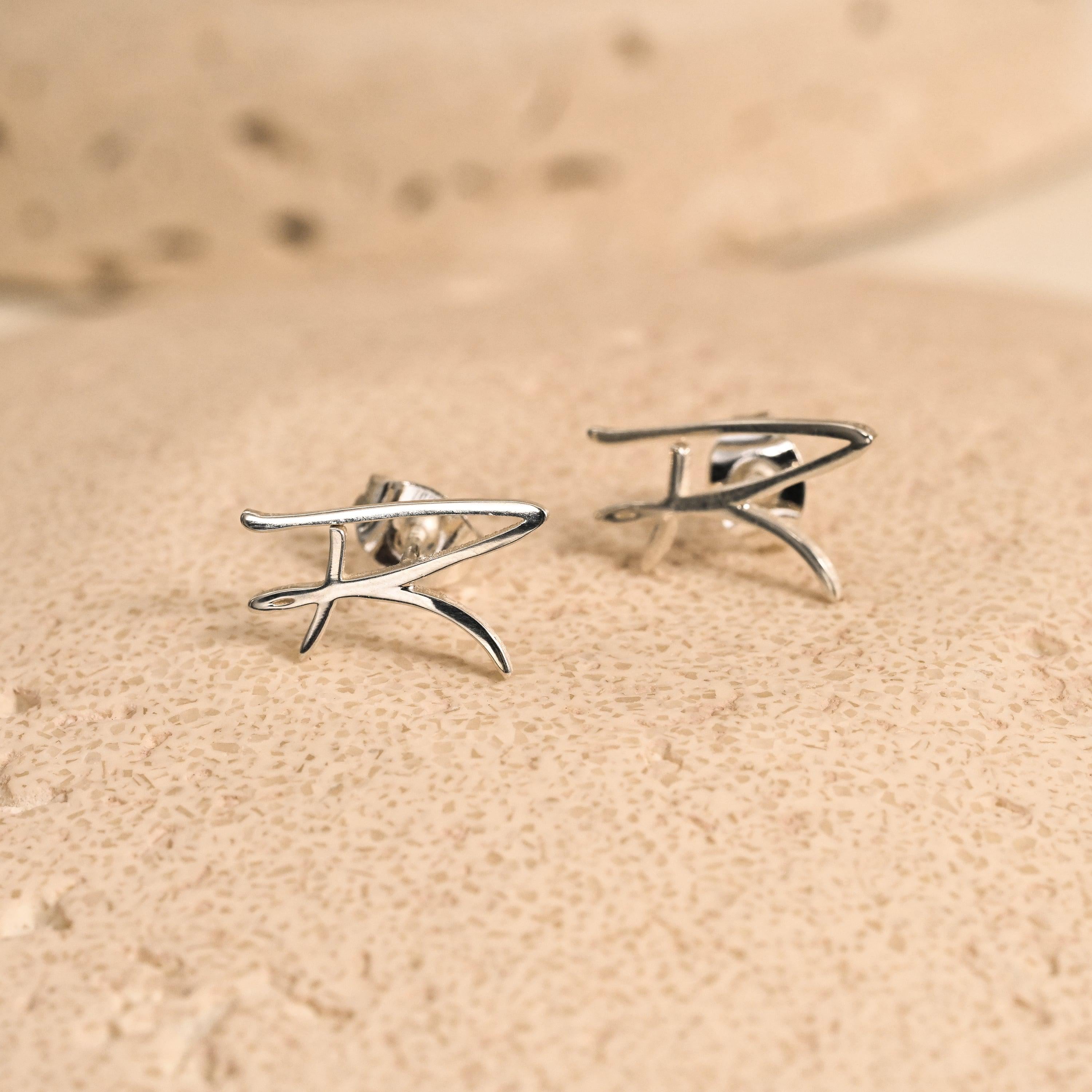 Personalized Handwriting Stud Earrings