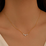 Diamond Wave Necklace