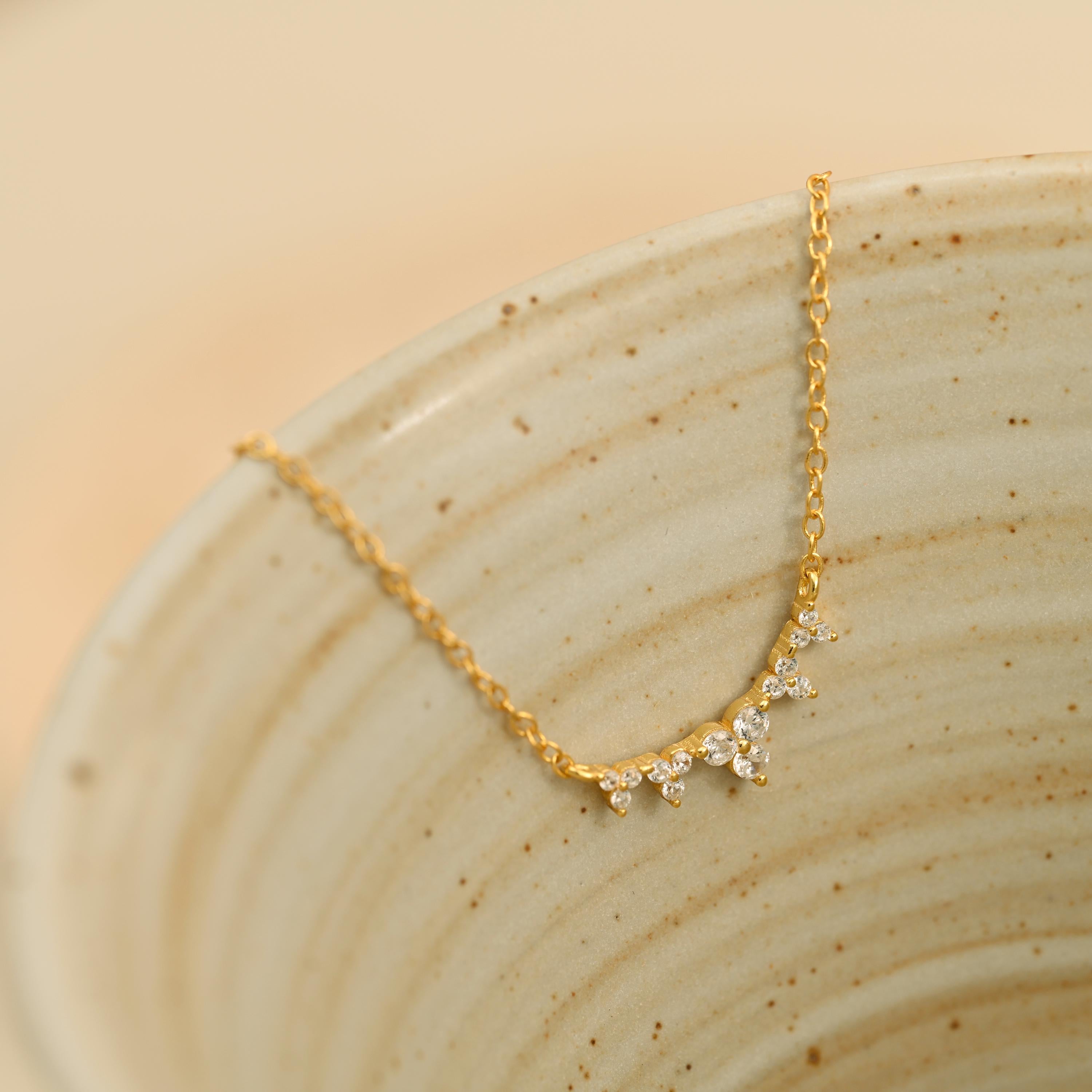 Diamond Wave Necklace