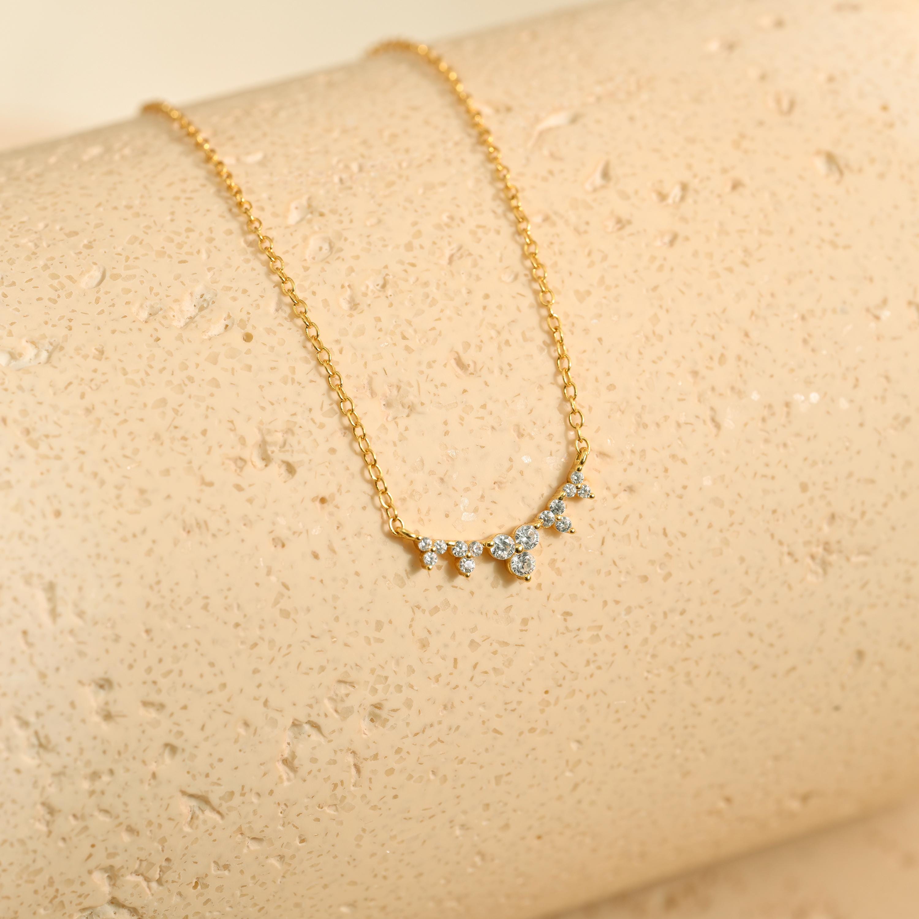 Diamond Wave Necklace