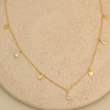 Water Drop Station Necklace