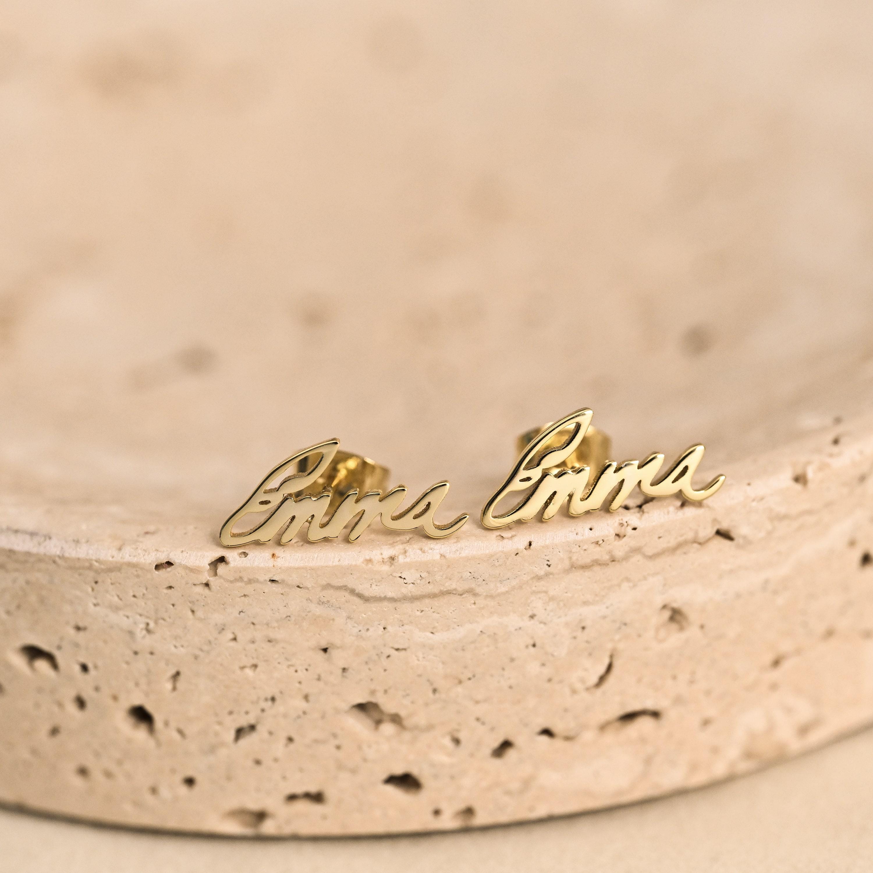 Handwriting Earrings