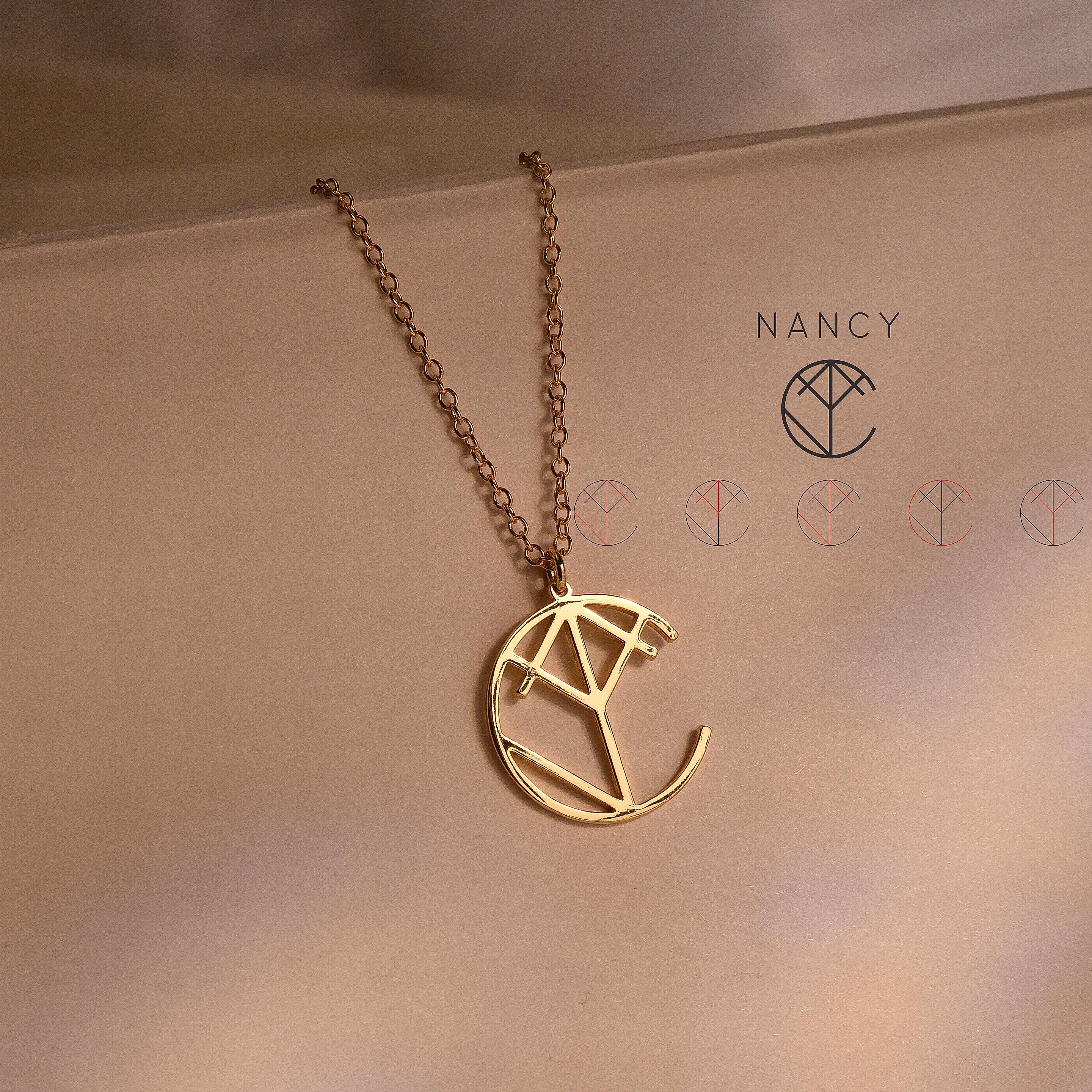 Logo Name Necklace
