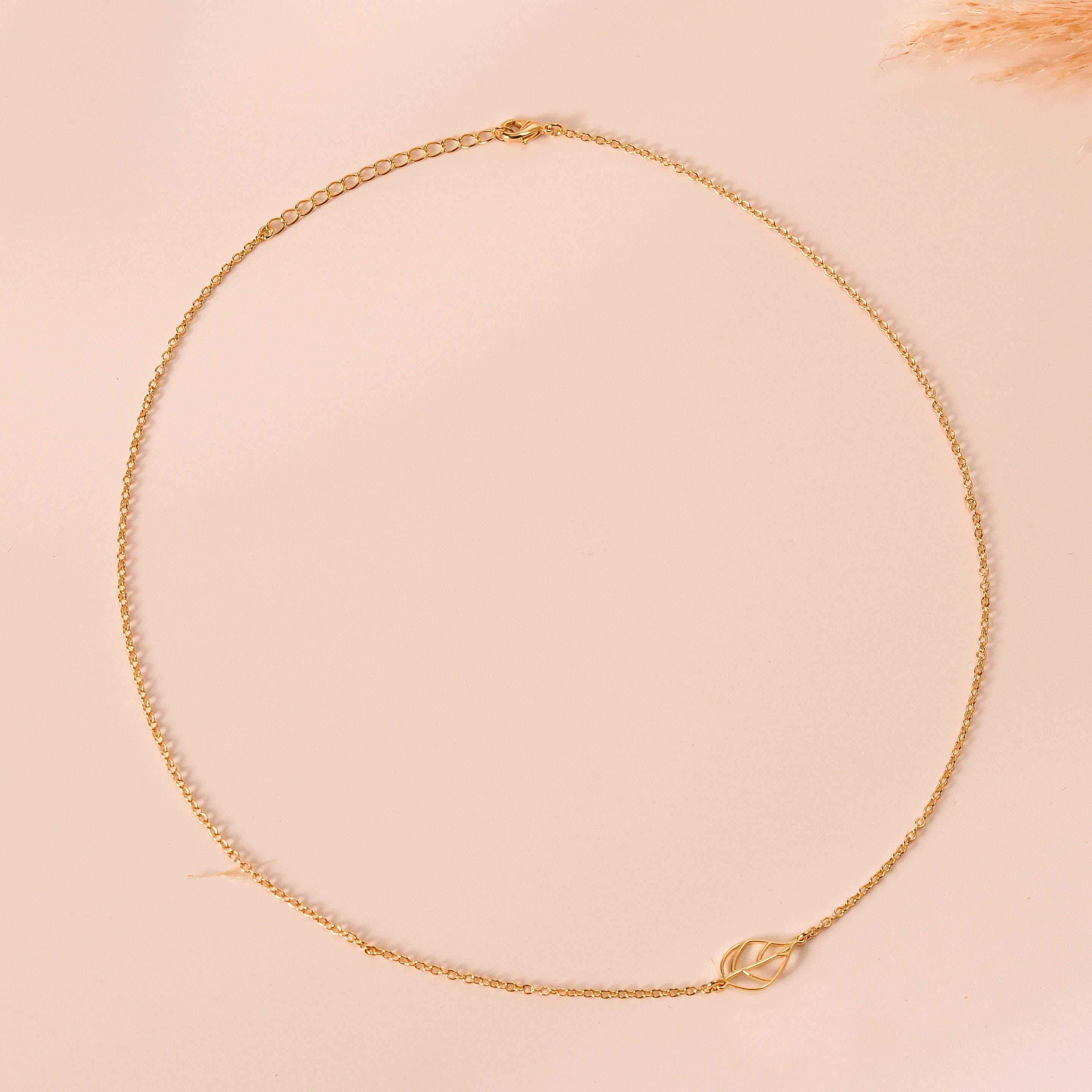 Leaf Charm Necklace