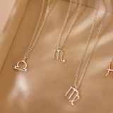 925 Sterling Silver Zodiac Necklace, Horoscope Charm Necklace, Taurus Necklace, Gifts for Mom, Birthday Gifts, Wedding Gifts. GS0026