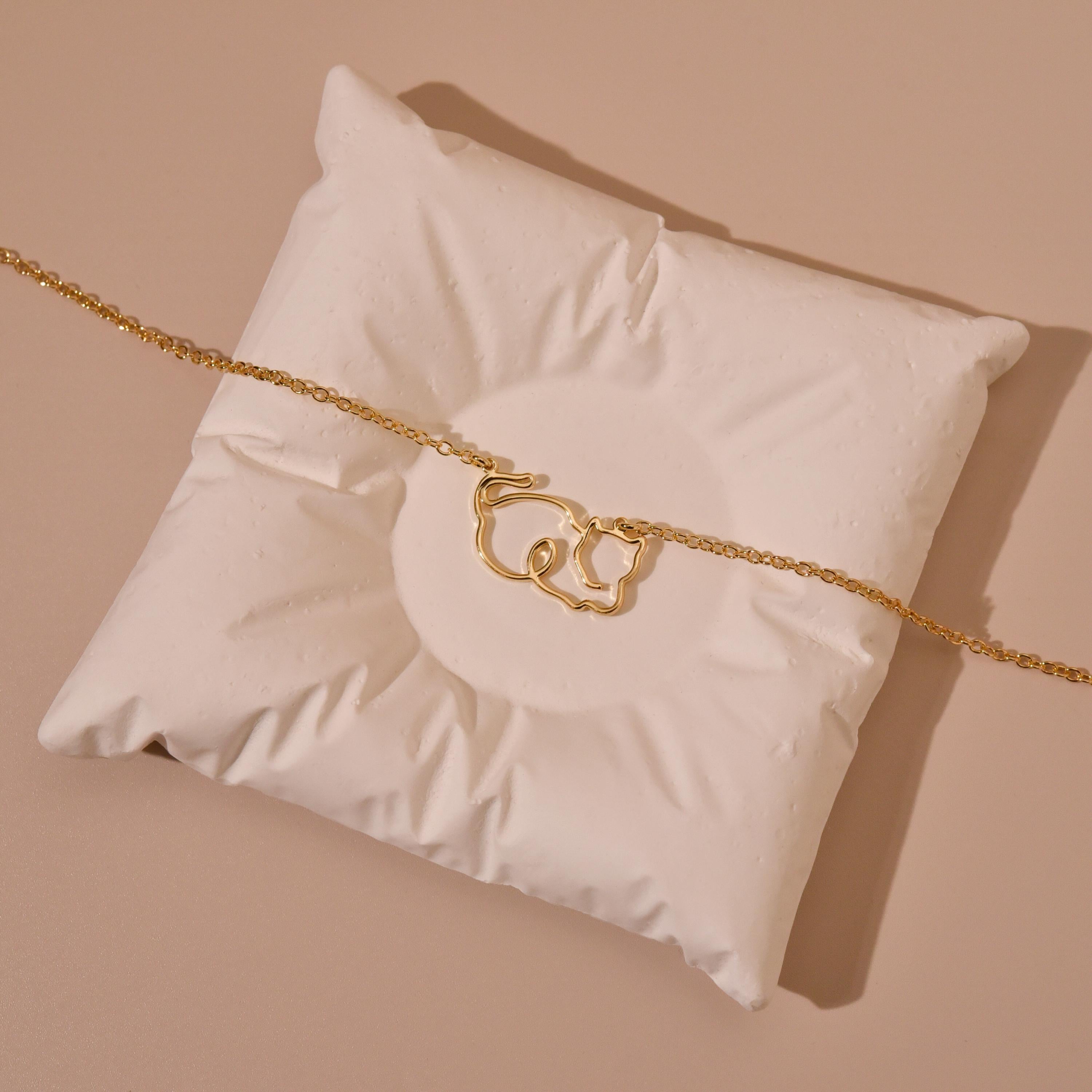 Cat Necklace, Cat Lover Necklace, Kitty Necklace, Pendant Necklace, for Animal Lovers, Friend Gift, Cat Lover Gift, Gift for Women, GS0033