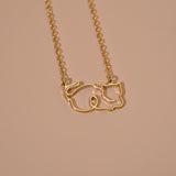 Cat Necklace, Cat Lover Necklace, Kitty Necklace, Pendant Necklace, for Animal Lovers, Friend Gift, Cat Lover Gift, Gift for Women, GS0033