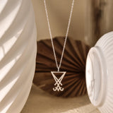 Sigil of Lucifer Necklace, Seal of Lucifer Pendant