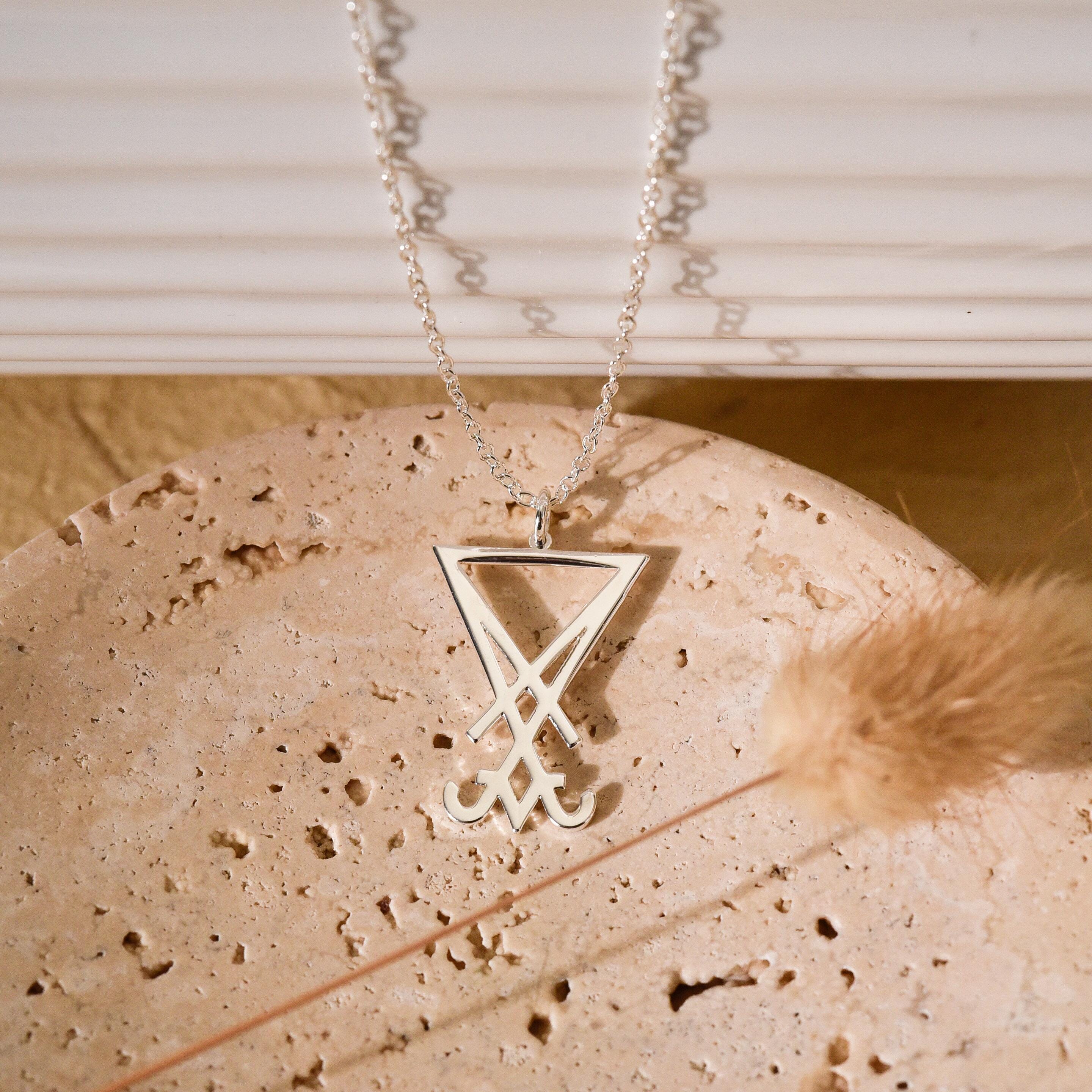 Sigil of Lucifer Necklace, Seal of Lucifer Pendant