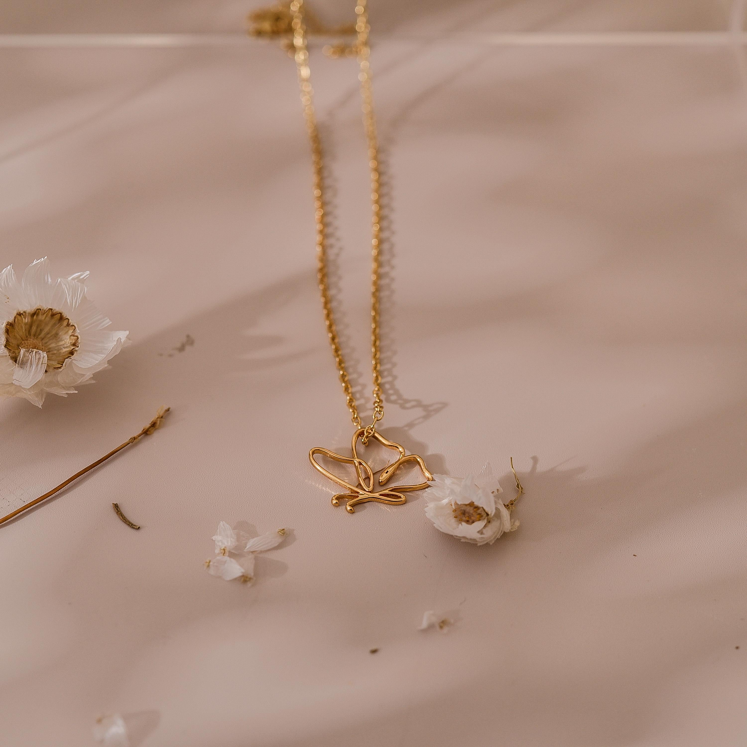 Minimalist Butterfly Necklace