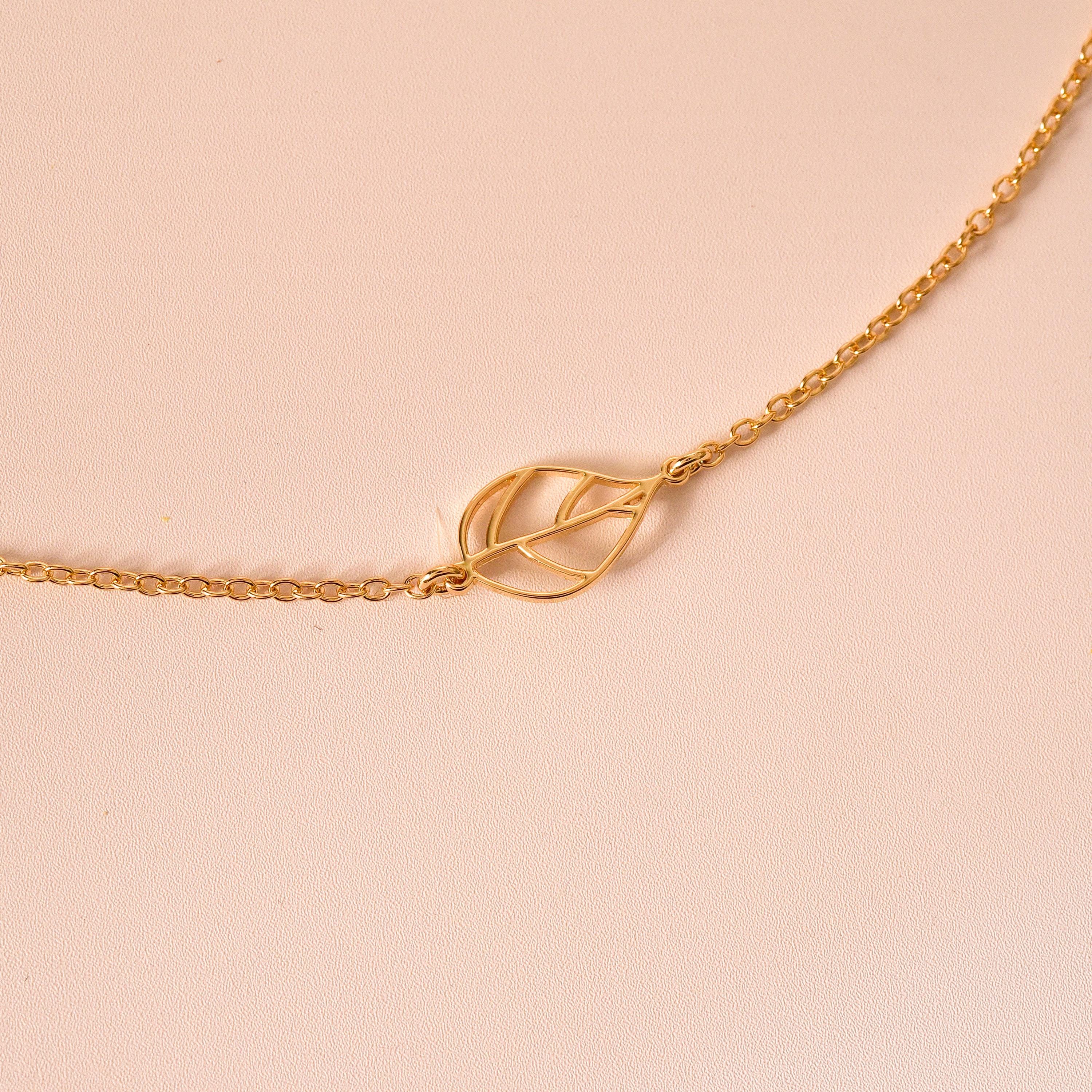 Leaf Charm Necklace