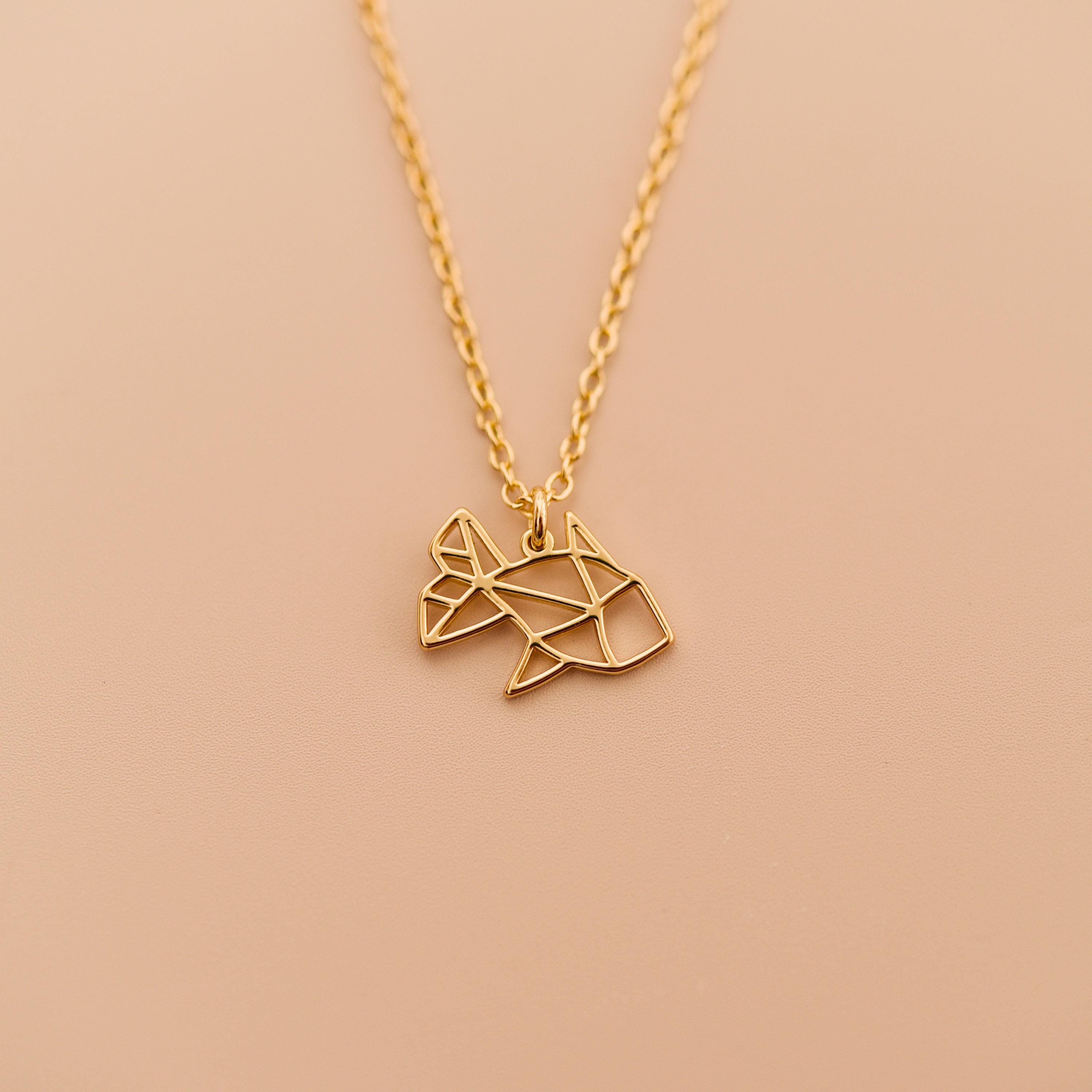 Origami Fish Necklace