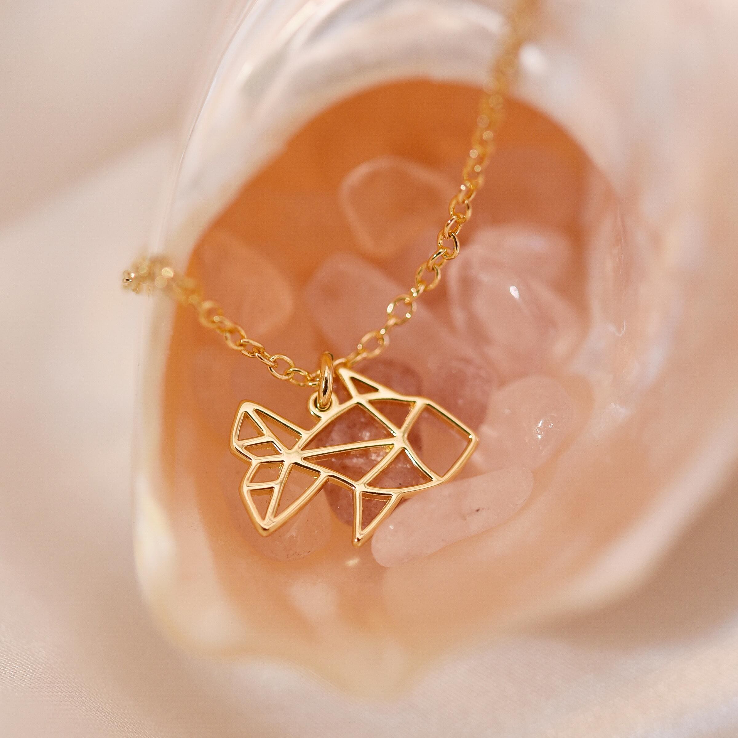 Origami Fish Necklace