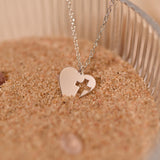 Heart Cross Necklace