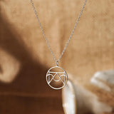 Personalized Name Necklace, Custom Gold Monogram Necklace