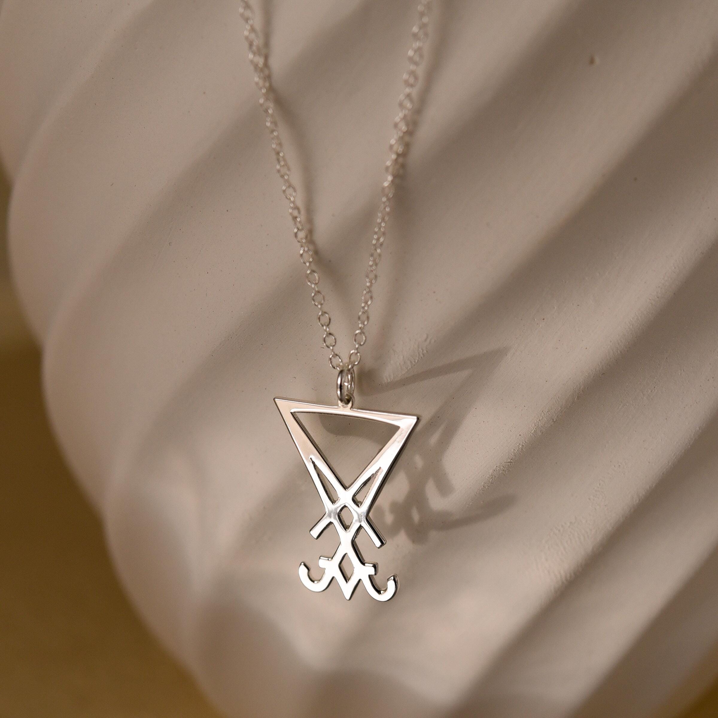 Sigil of Lucifer Necklace, Seal of Lucifer Pendant