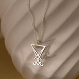 Sigil of Lucifer Necklace, Seal of Lucifer Pendant