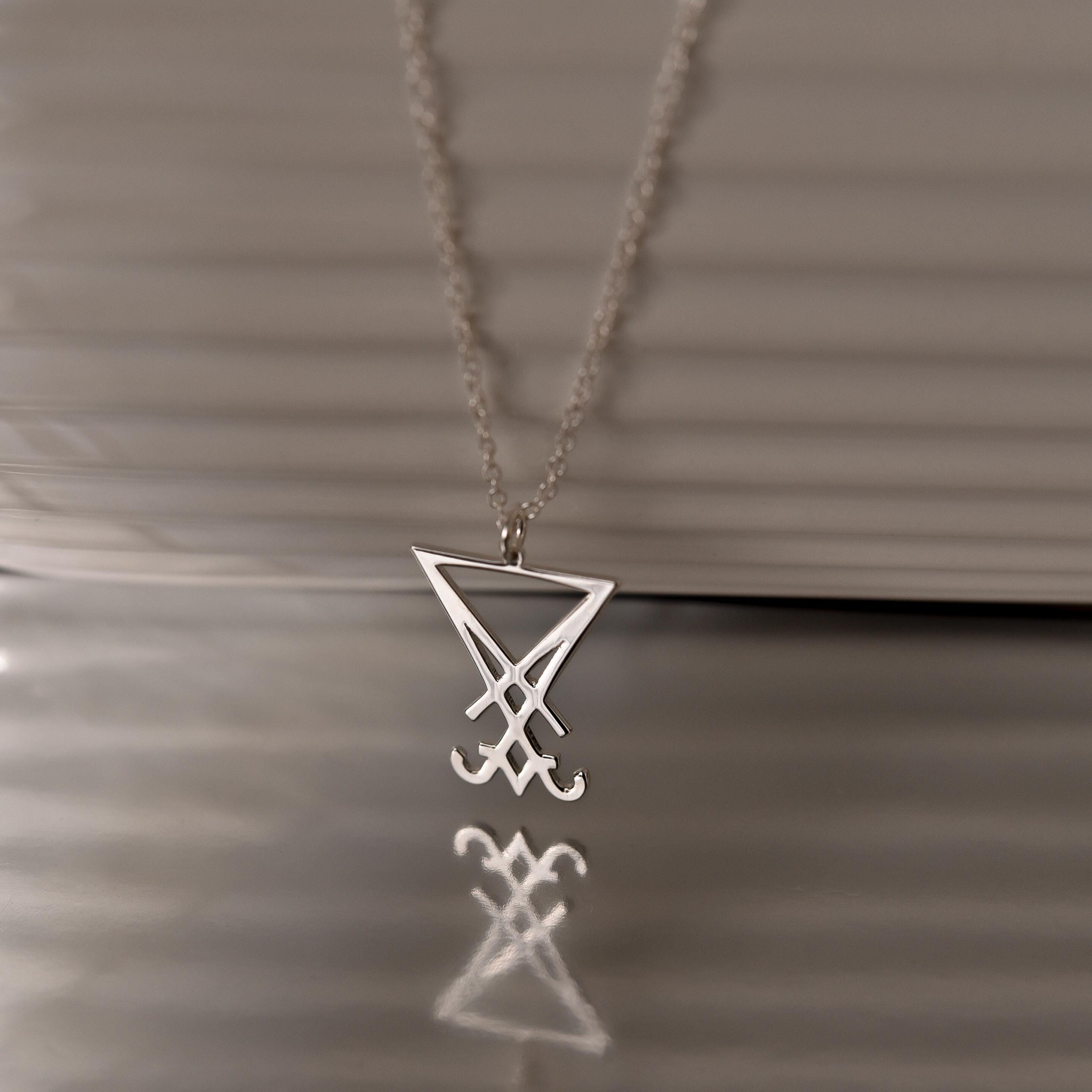 Sigil of Lucifer Necklace, Seal of Lucifer Pendant