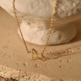 Origami Horse Necklace