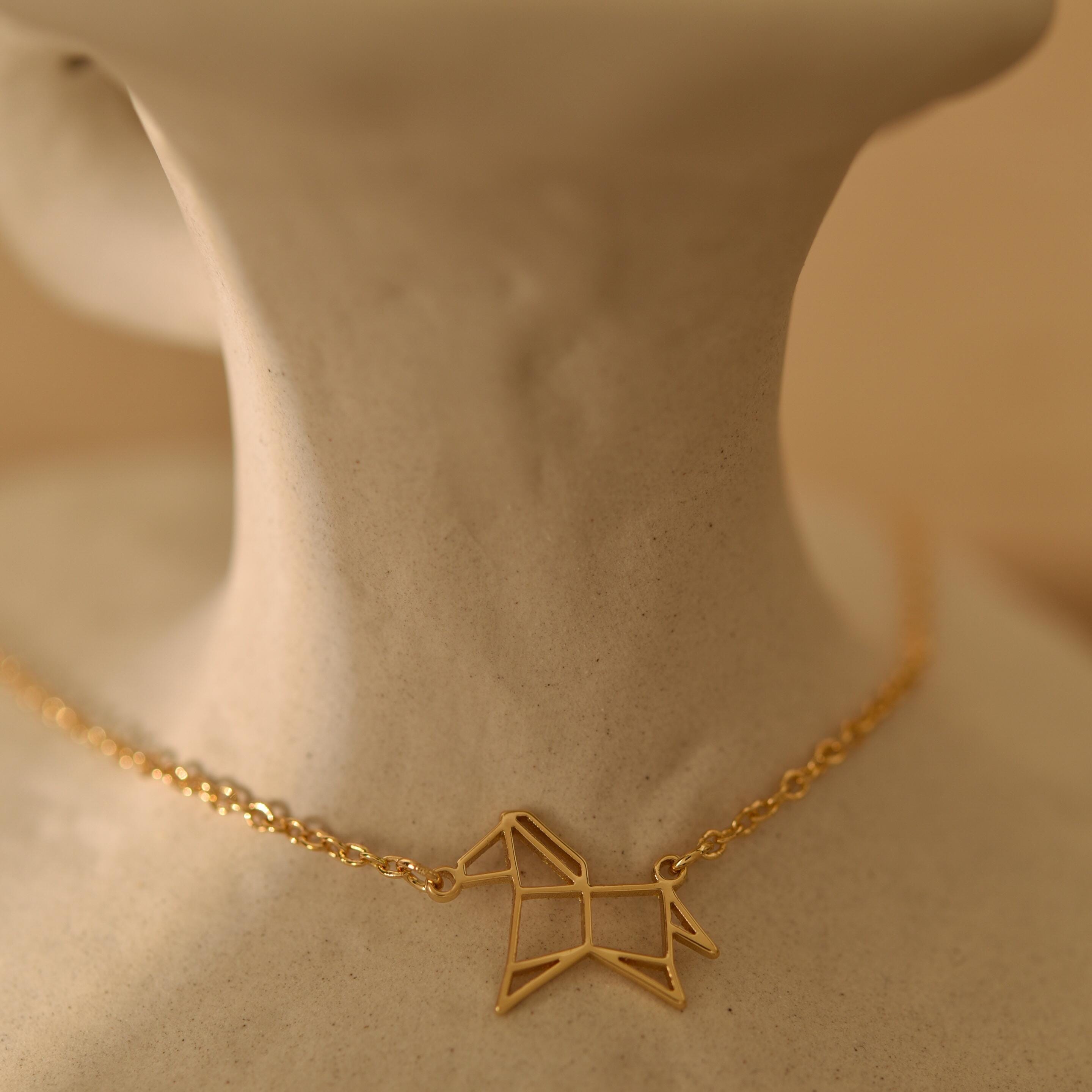 Origami Horse Necklace
