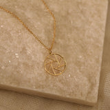 Camera Shutter Pendant, Camera Lens Necklace, Photographer Charm, Travel Necklace, Graduation Gift, Photographer Gift, GS0061