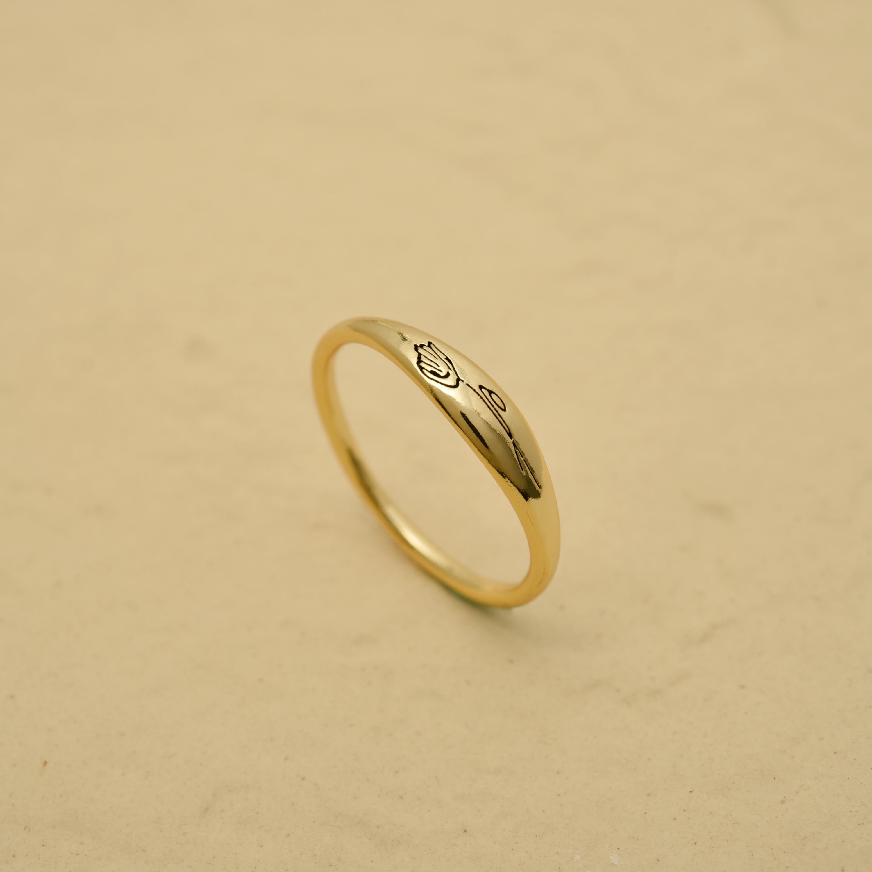 Dainty Birthflower Ring