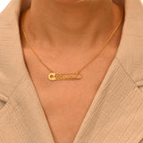 Personalized Name Pin Necklace