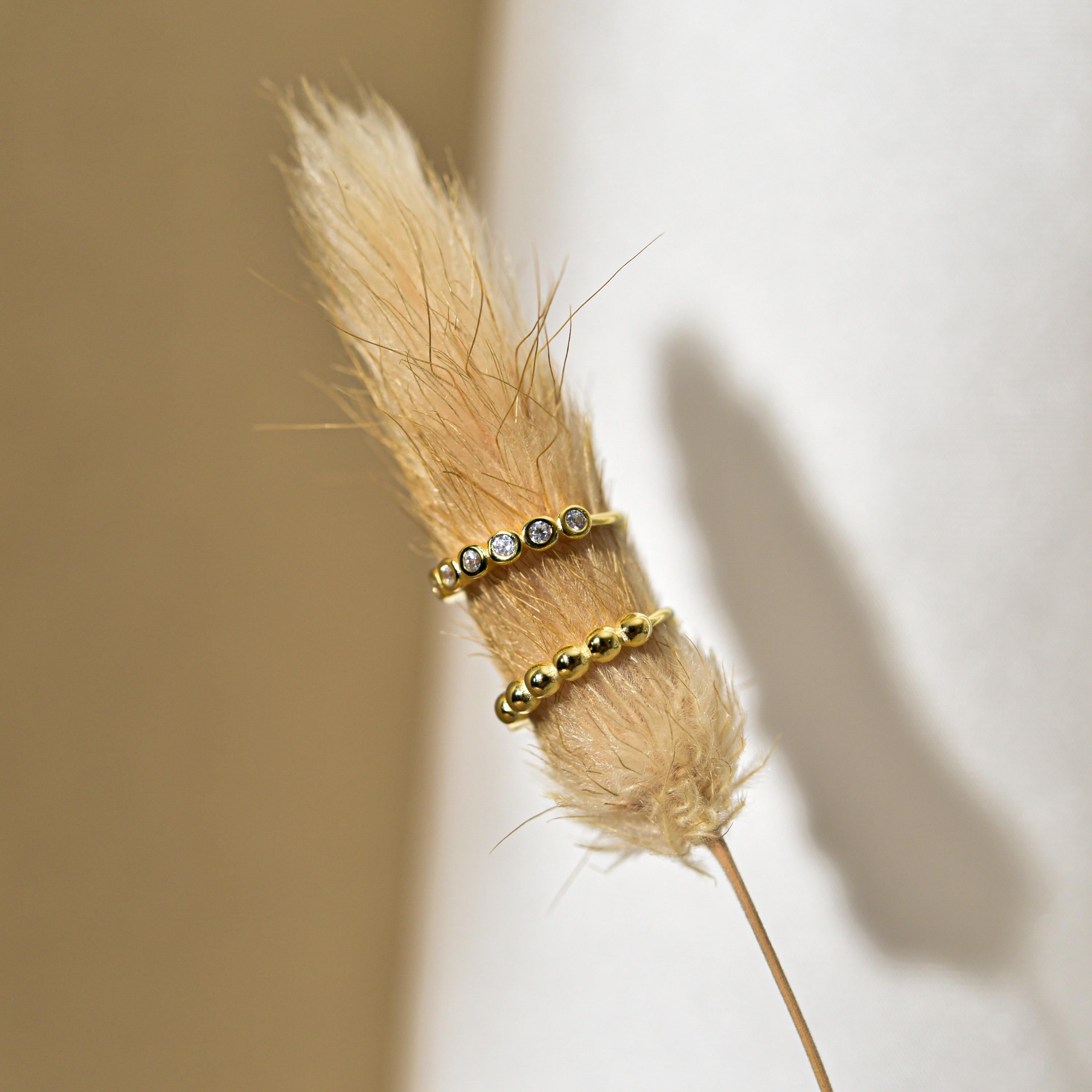 Beaded Huggie Earrings, Sphere Huggie Earrings, CZ Diamond Earrings, Huggie Hoop, Minimalist Jewelry, Birthday Gift, Wedding Gifts, K0089