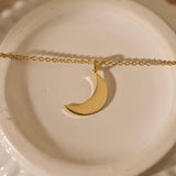 Moon Necklace, Celestial Necklace