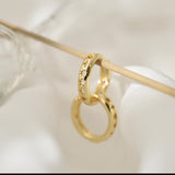 Star Diamond Huggie Earrings