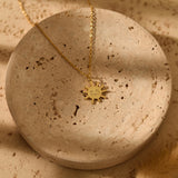 Personalized Smiling Sun Necklace
