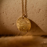 Personalized Name Necklace, Sun Necklace