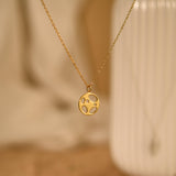 Celestial Necklace, Mars Crater Necklace, Universe Necklace, Spiritual Jewelry, Minimalist Jewelry, Anniversary Gift, Birthday Gifts, GS0074