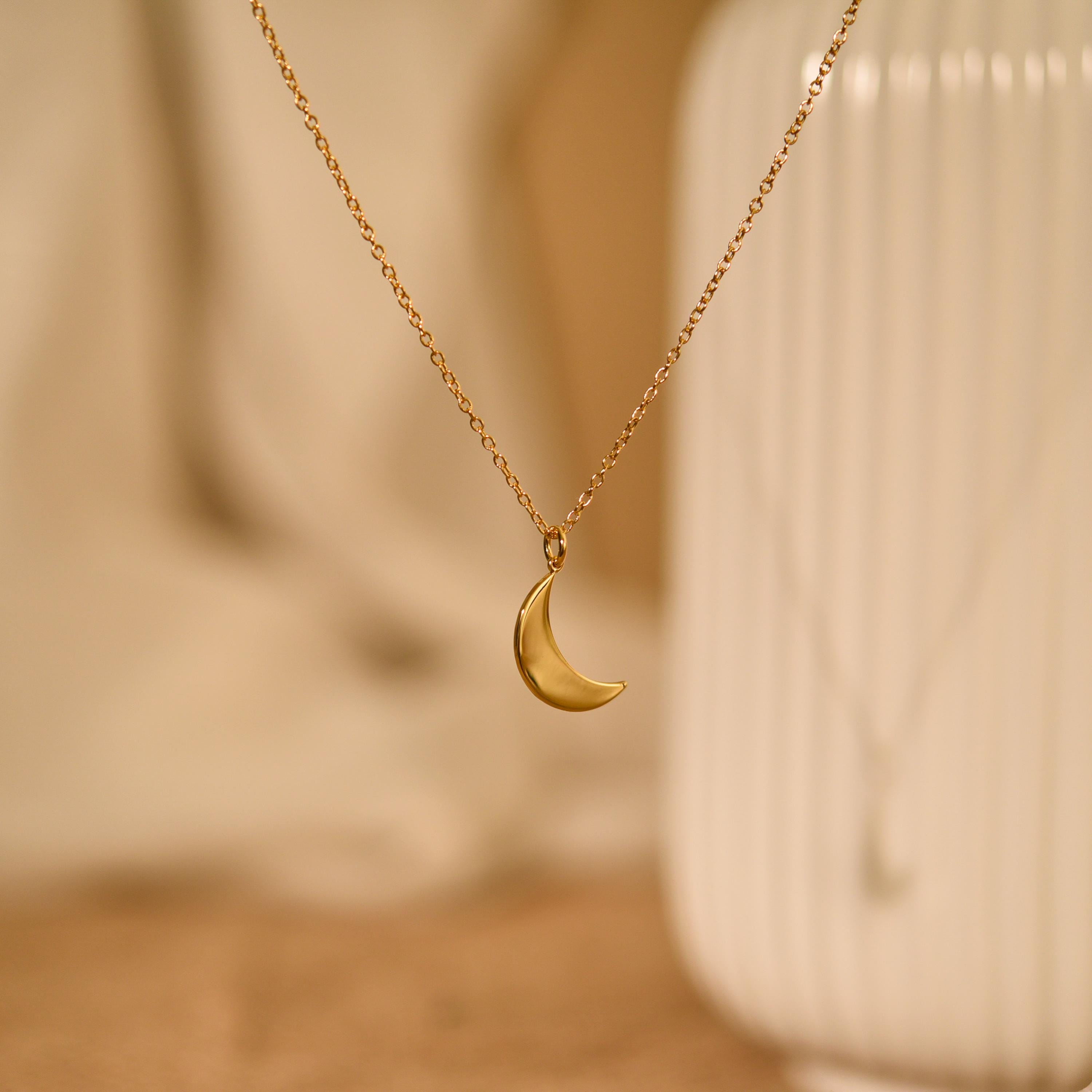 Moon Necklace, Celestial Necklace