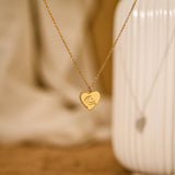 18K Gold Crescent Necklace