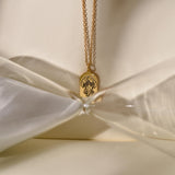 Personalized Moon Tree Necklace,