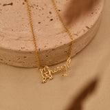 Actual Kids Drawing Necklace, Your Children's Actual Artwork Necklace, Personalized Necklace, Birthday Gift, Gifts for Mom, GS0091