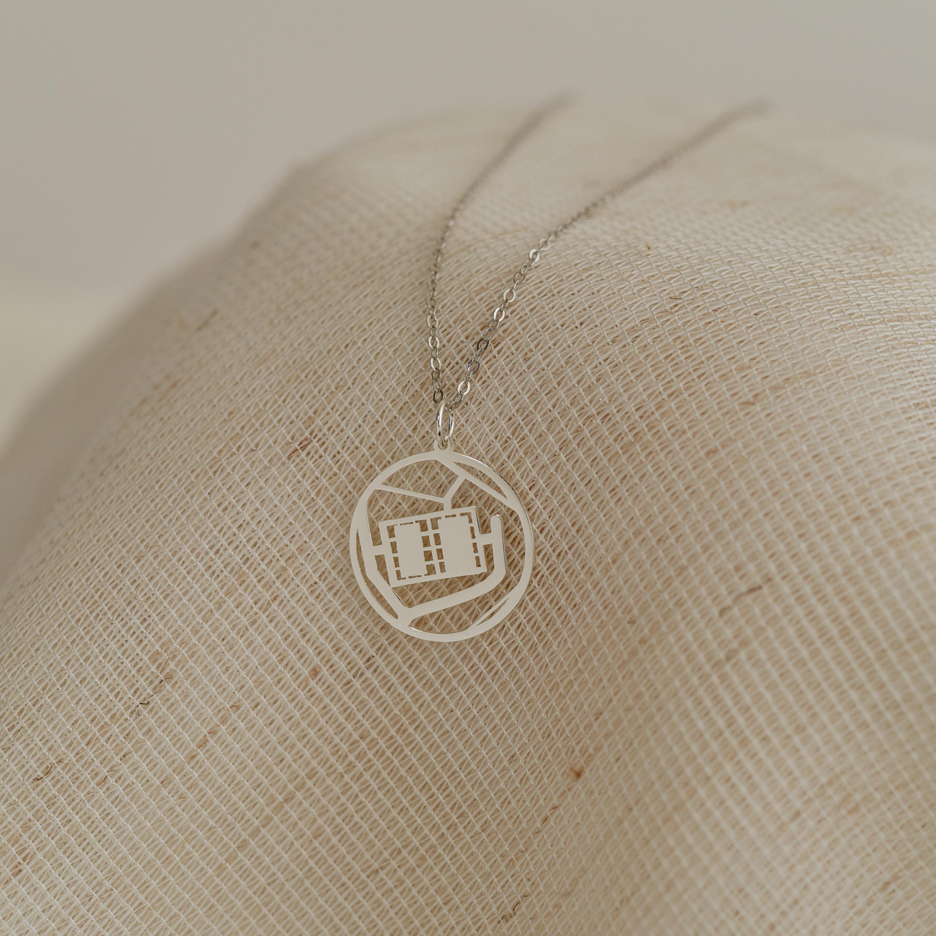 Where We Met Map Necklace