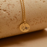 Personalized Father and Daughter Necklace