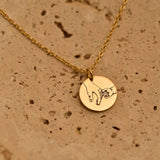 Personalized Father and Daughter Necklace