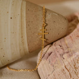 Russian Orthodox Cross Bracelet