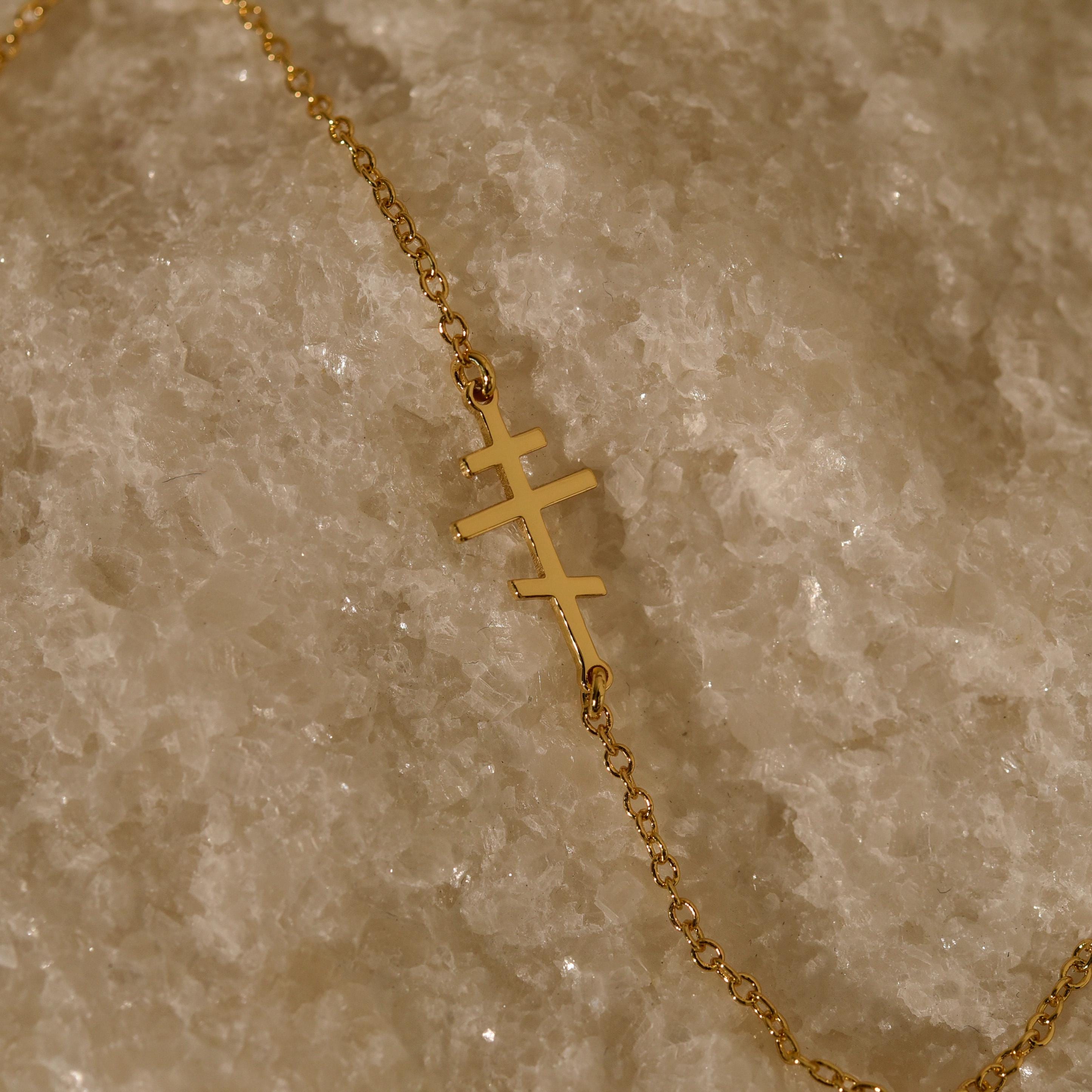 Russian Orthodox Cross Bracelet