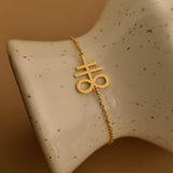 Leviathan Satan Cross Bracelet