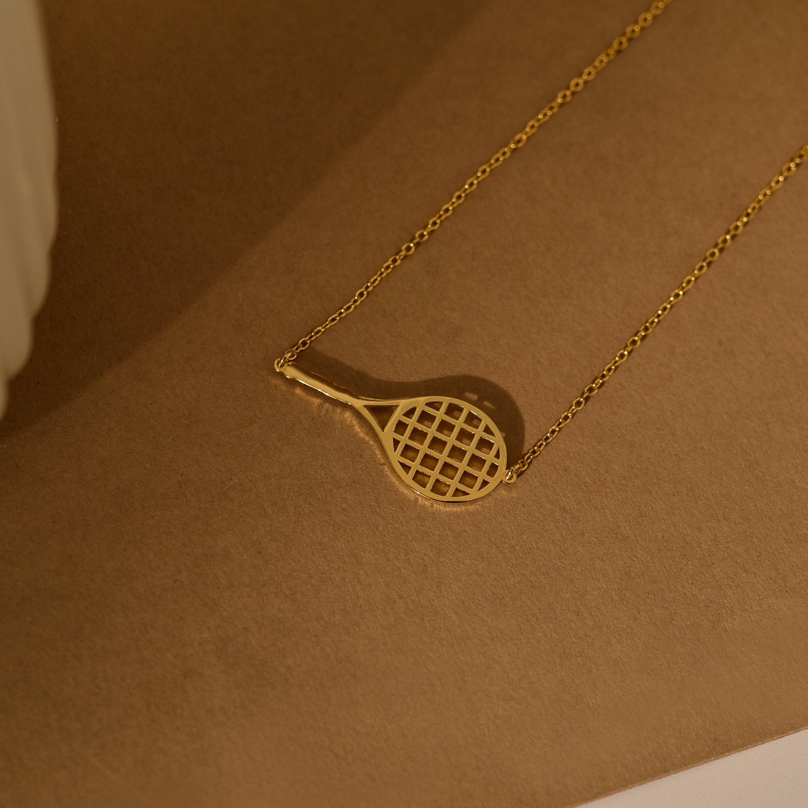 Tennis Racket Necklace