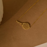 Tennis Racket Necklace