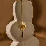 Tennis Racket Necklace
