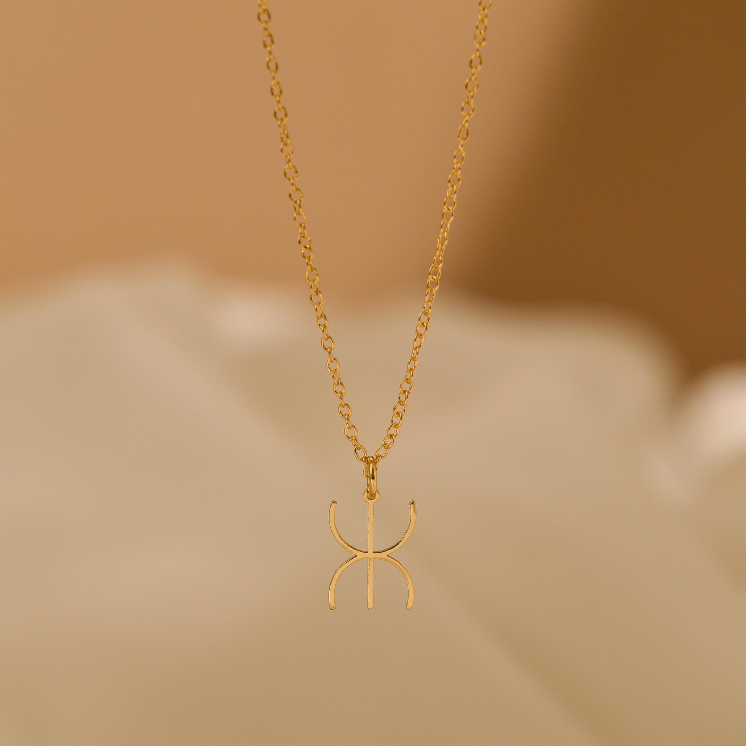 18K Gold Duality Symbol Necklace, Yin Yang Pendant, Minimalist Jewelry, Meaningful Gift for Her, GS0136