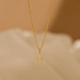 18K Gold Duality Symbol Necklace, Yin Yang Pendant, Minimalist Jewelry, Meaningful Gift for Her, GS0136