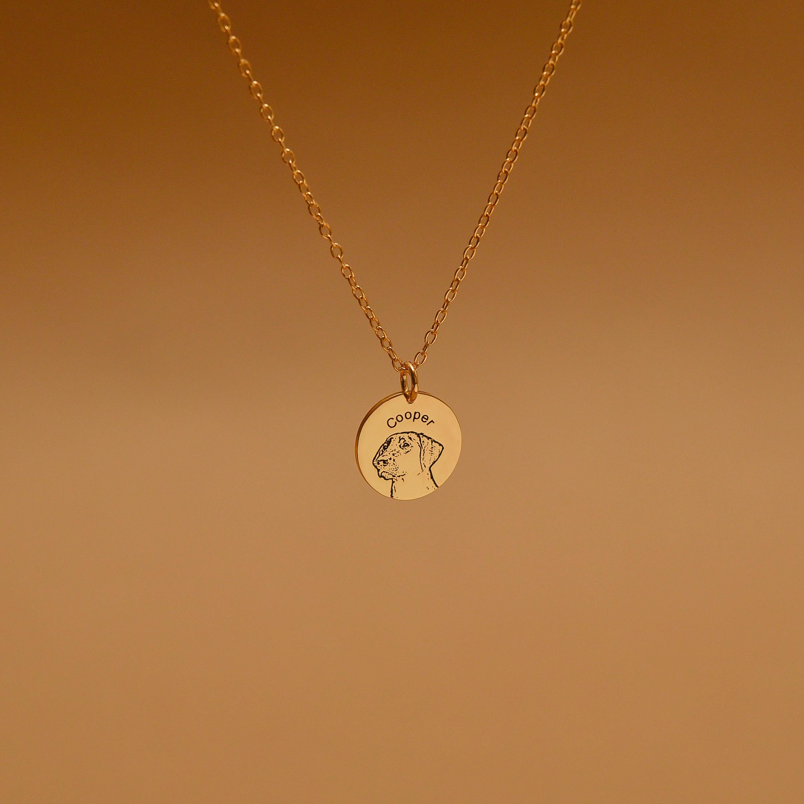 Custom Dog Name Necklace